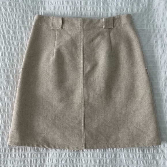 Cute Banana Republic Beige Mini Skirt - Picture 2 of 8